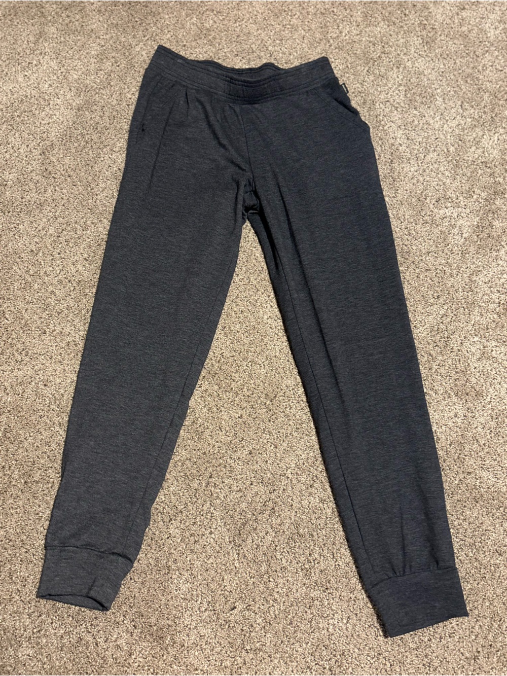 Dark Gray Stretch Knit sweatpants